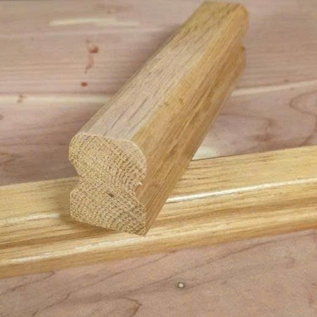 PK : Tay Nắm Tủ Bằng Gỗ Sồi - Bản Gỗ W12cm